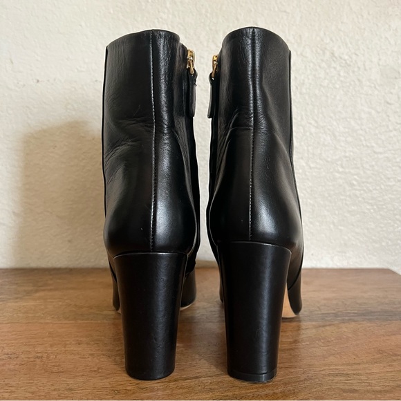 Tory Burch Penelope Womens Black Leather Ankle Boots Size 7 M - Picture 5 of 15
